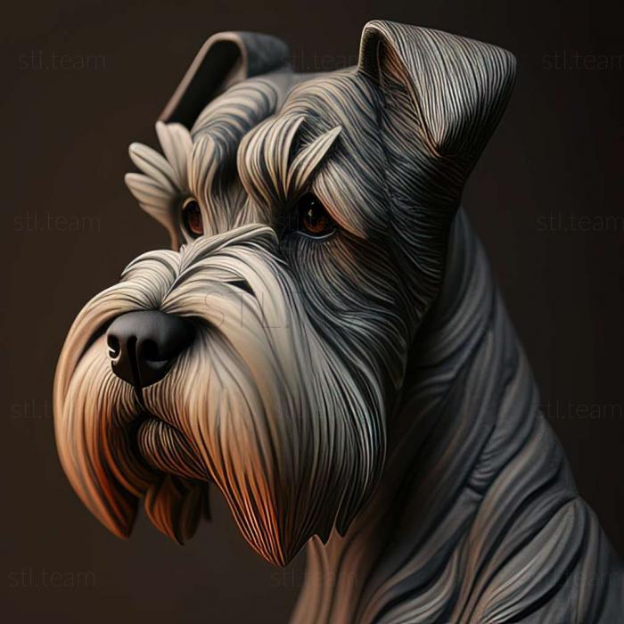 Zwergschnauzer dog